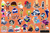 Image of Undertale/Deltarune Group Stickers