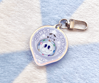 Comet Crunch Pudding Cap Acrylic Keychain