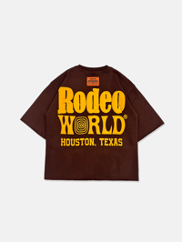 Image 2 of GIRLS ARE DRUGS® JERSEYS "RODEO WORLD" - BROWN