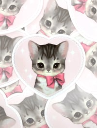 Image 3 of Little Kitsch Kitten 3" Waterproof Vinyl Sticker