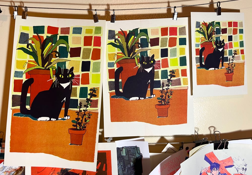 Image of Boog Risograph Print