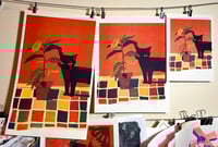 Image of Miss Meep Risograph Print