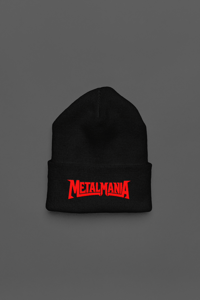Image 1 of Metalmania Embroidered Logo Beanie (multiple colors available!)
