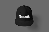 Image 1 of Metalmania Embroidered Logo Snapback (multiple colors available!)