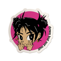 Image 1 of Pink "DBNO" Sticker
