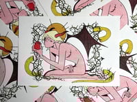 Image of Devil Risograph Print