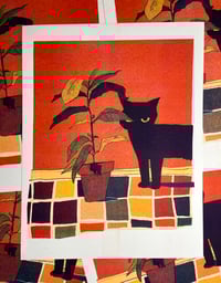 Image of Miss Meep Risograph Print