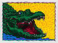 Image 1 of Alligator (for Phil), 2024 (Hand-Painted Multiple)
