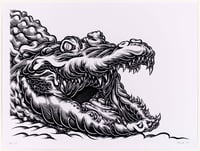 Alligator (for Phil), 2024 (Blackline Variant)