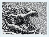 Alligator (for Phil), 2024 (Original Drawing)