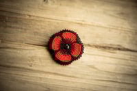 Image 1 of Beaded poppy 