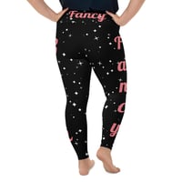 Image 1 of Yeah, I'm Fancy Plus Size Leggings