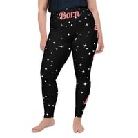 Image 2 of Yeah, I'm Fancy Plus Size Leggings