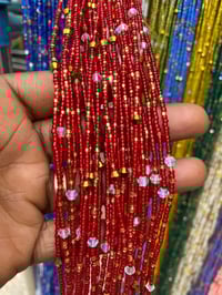 Image 6 of Mixed Solid Color Waist Beads 