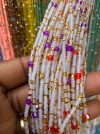 Image 3 of Mixed Solid Color Waist Beads 