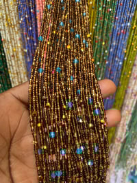 Image 10 of Mixed Solid Color Waist Beads 