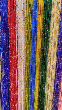 Image 1 of Mixed Solid Color Waist Beads 