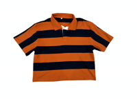 Image 1 of ORANGE/NAVY BLUE POLO