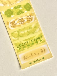 Image 3 of Lucky ✩ Star 🍀⭐️ Vinyl Sticker Sheet