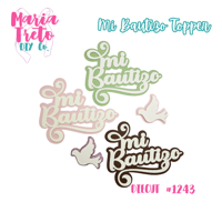 Mi Bautizo Topper Diecut 1243