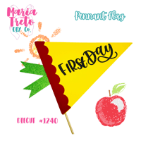 Pennant Flag Diecut 1240