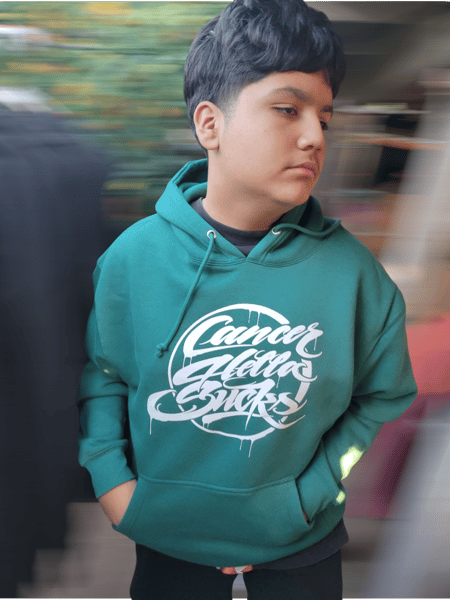 Image of Debbie Day teal hoodie
