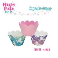 Cupcake Wrap Diecut 1238