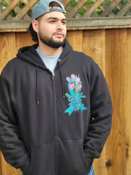 Image of Debbie Day zip hoodie