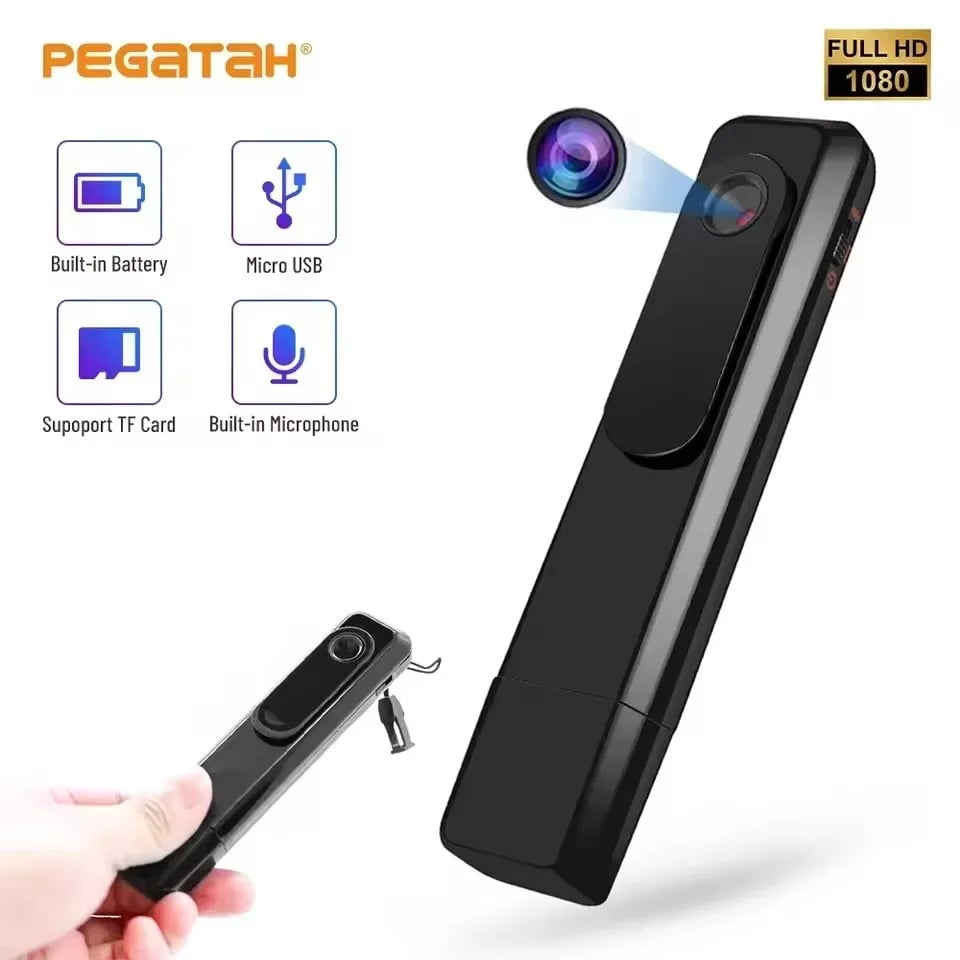 Full HD 1080P Mini Body Camera Wearable Body Pen Cam Digital Small Sport DV Micro Camcorder Portable