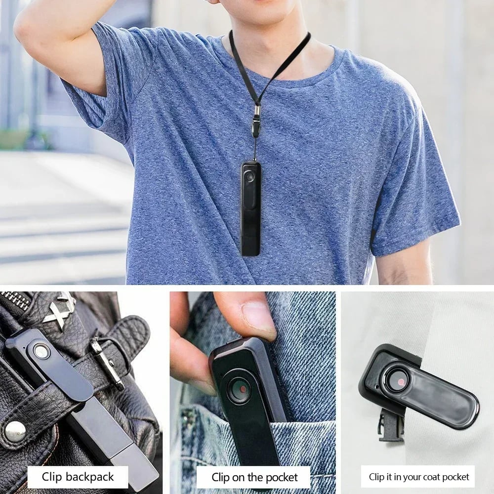Full HD 1080P Mini Body Camera Wearable Body Pen Cam Digital Small Sport DV Micro Camcorder Portable