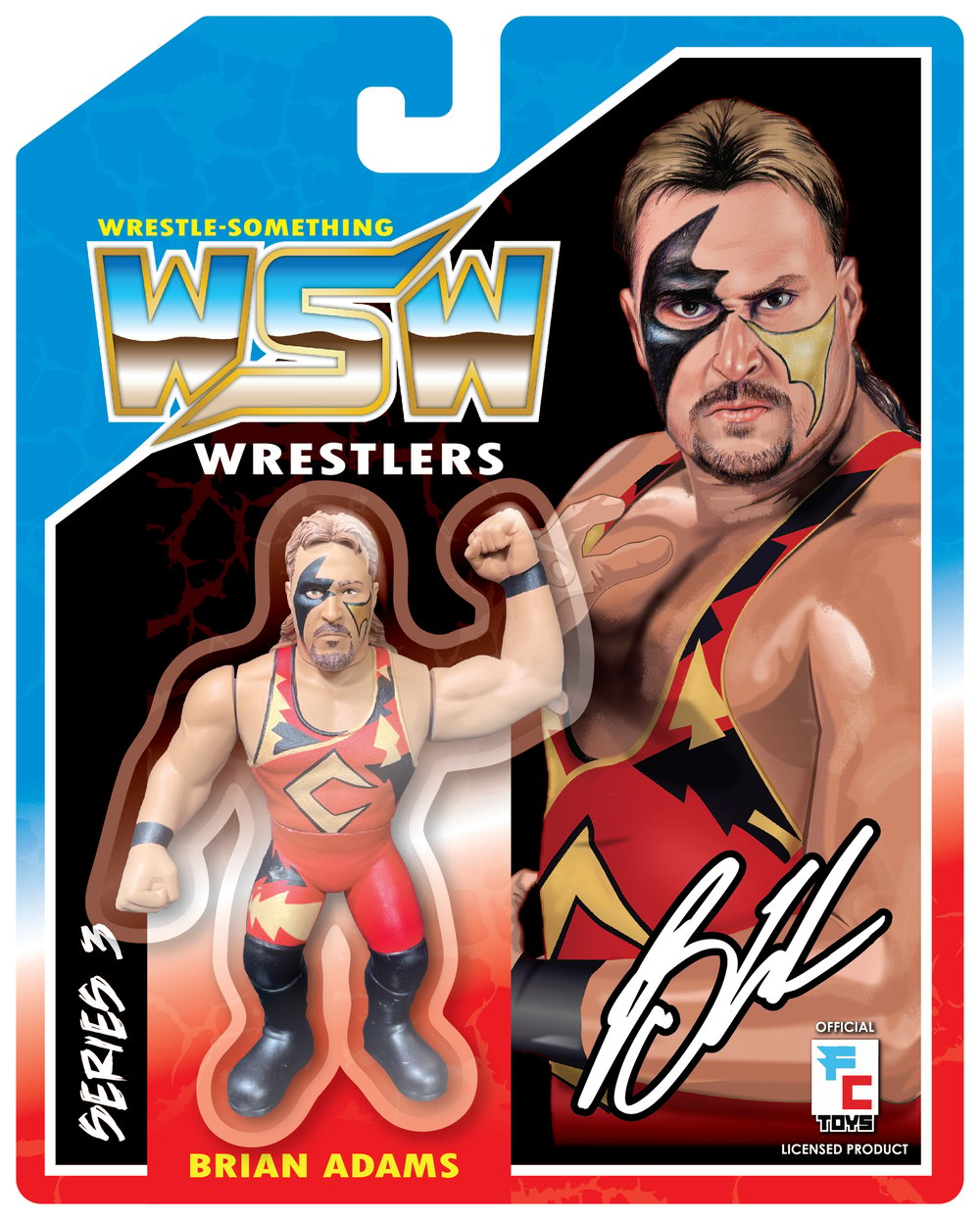 **PREORDER** BRIAN ADAMS WRESTLE-SOMETHING WRESTLERS SERIES 3 (RED) BY FC TOYS