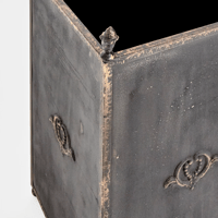 Image 2 of Footed Iron Planter with Finials