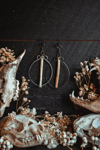 Image 2 of Bone on the Wire earrings