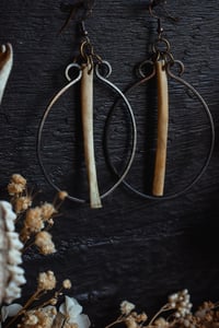 Image 3 of Bone on the Wire earrings