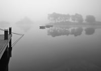 Mist bound exclusive print (monochrome)