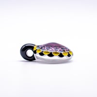 Image 3 of JuJu Blue Daises Mini Dot Stack Pendant