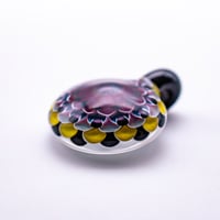 Image 4 of JuJu Blue Daises Mini Dot Stack Pendant