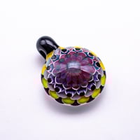 Image 2 of JuJu Blue Daises Mini Dot Stack Pendant