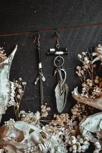 Image 1 of Quill Bone Stone and Feather
