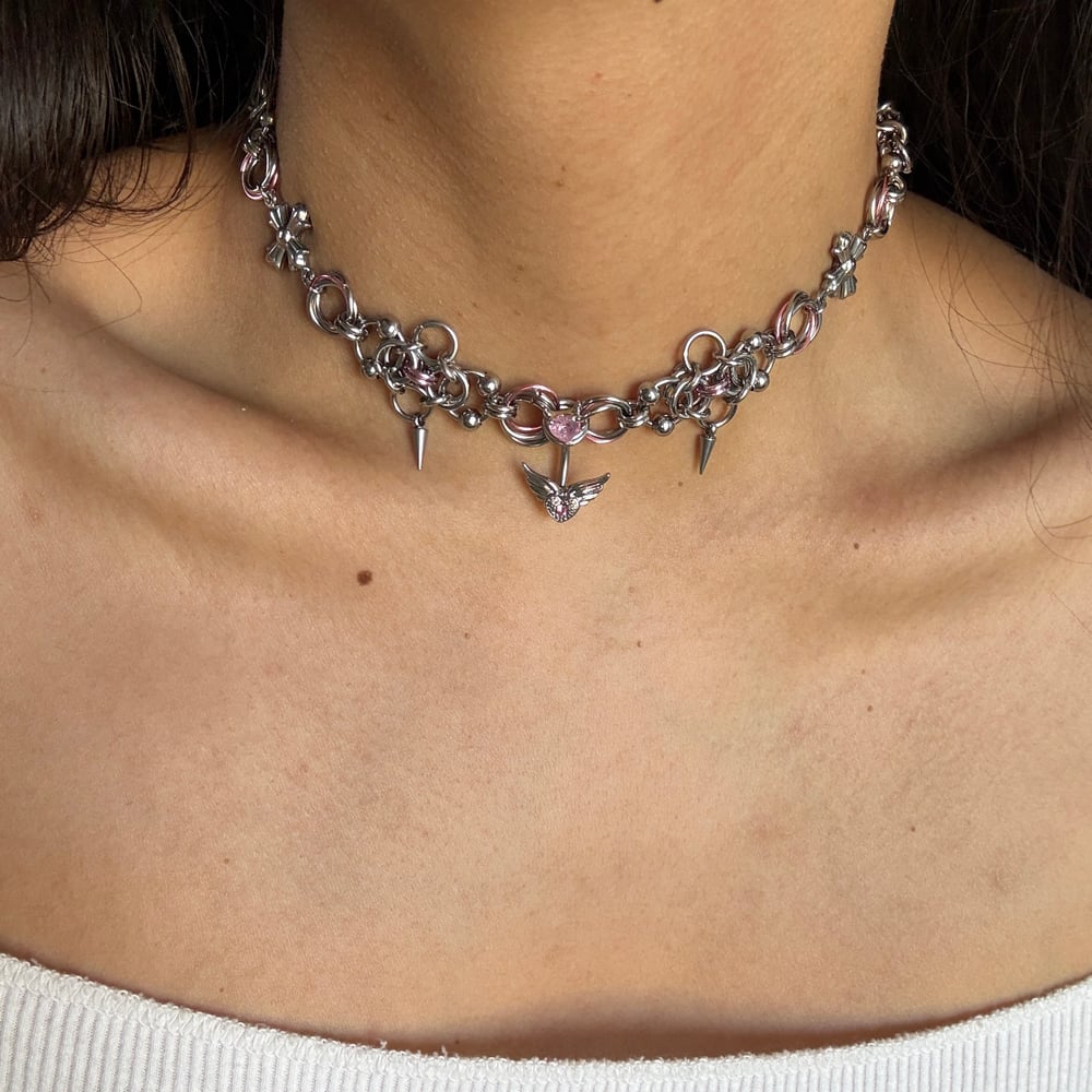 Image of Devoted Heart Necklace