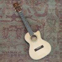 Image 1 of Alvarez Solid Spruce Top Tenor Acoustic / Electric Ukulele w/ Cutaway