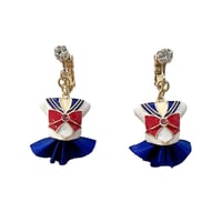 Image 2 of Preorder - Sailor Moon Store Original Uniform Earrings