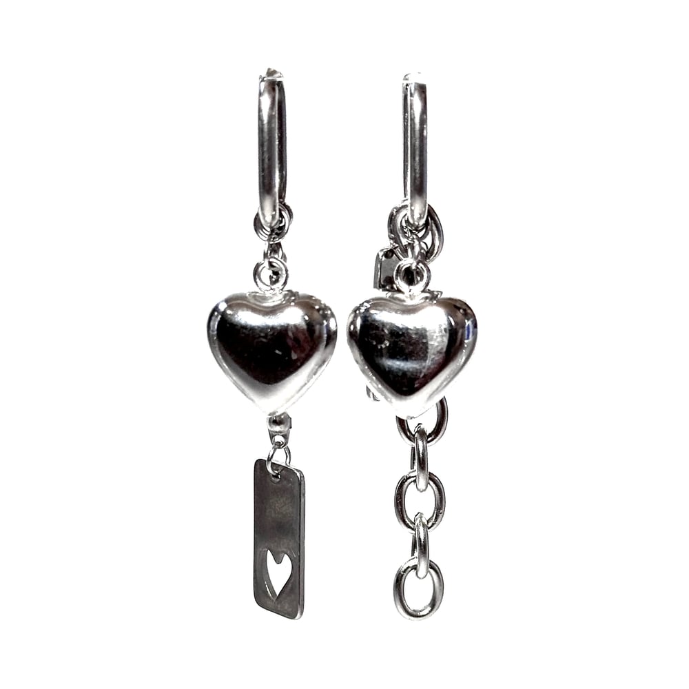 Image of Heartfelt Hoop Earrings