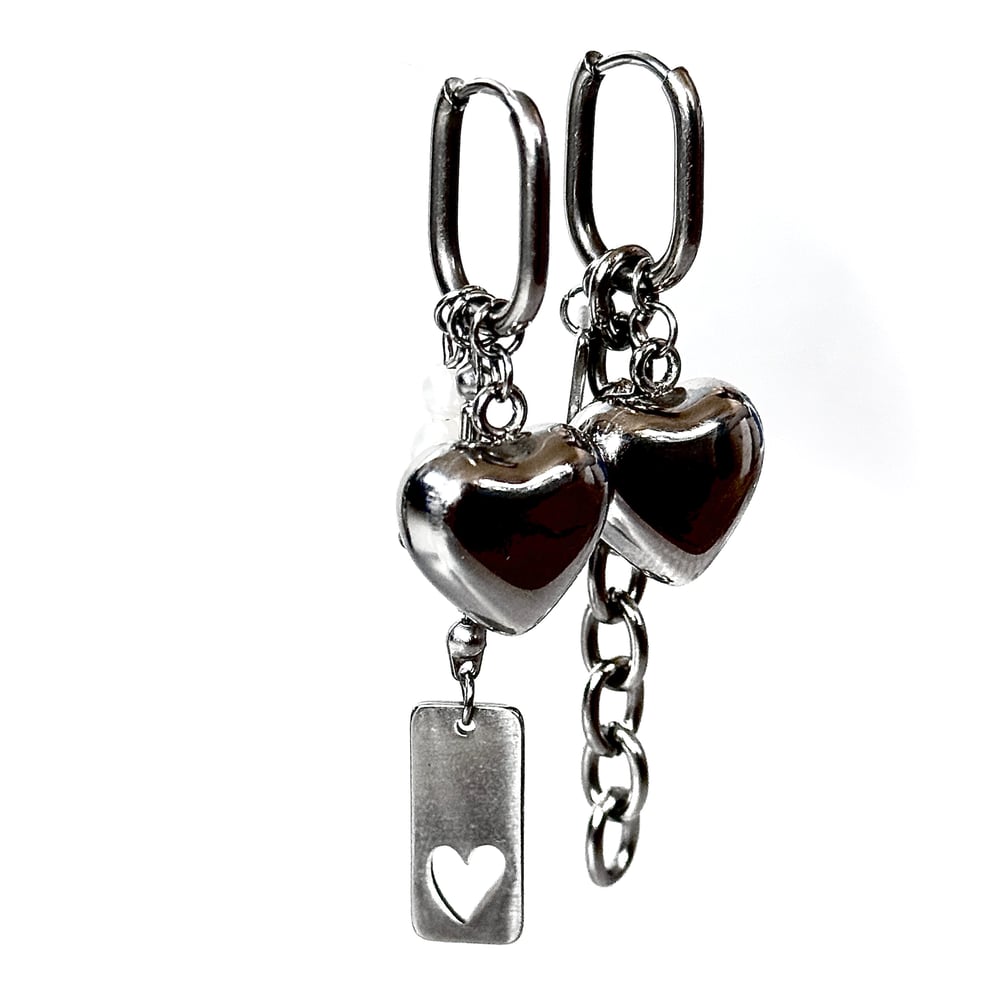 Image of Heartfelt Hoop Earrings