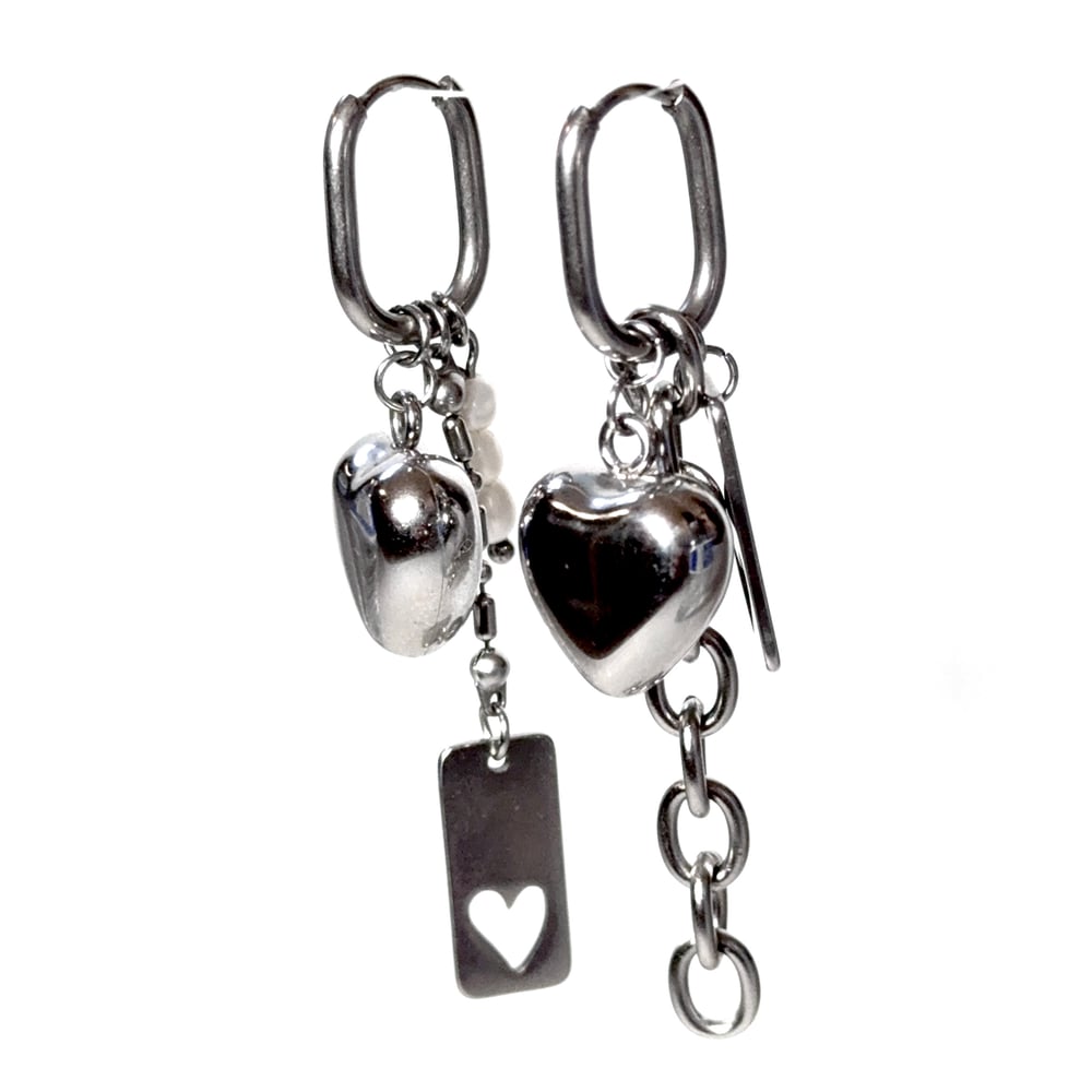 Image of Heartfelt Hoop Earrings
