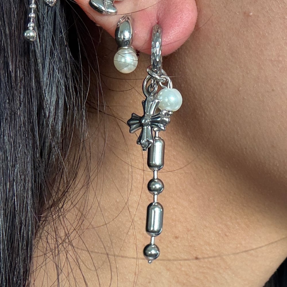 Image of Rooted Hoop Earrings