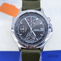 Image 2 of 1996 Seiko 'Bullhead' Speedtimer Quartz Chronograph (7T27-6A50)