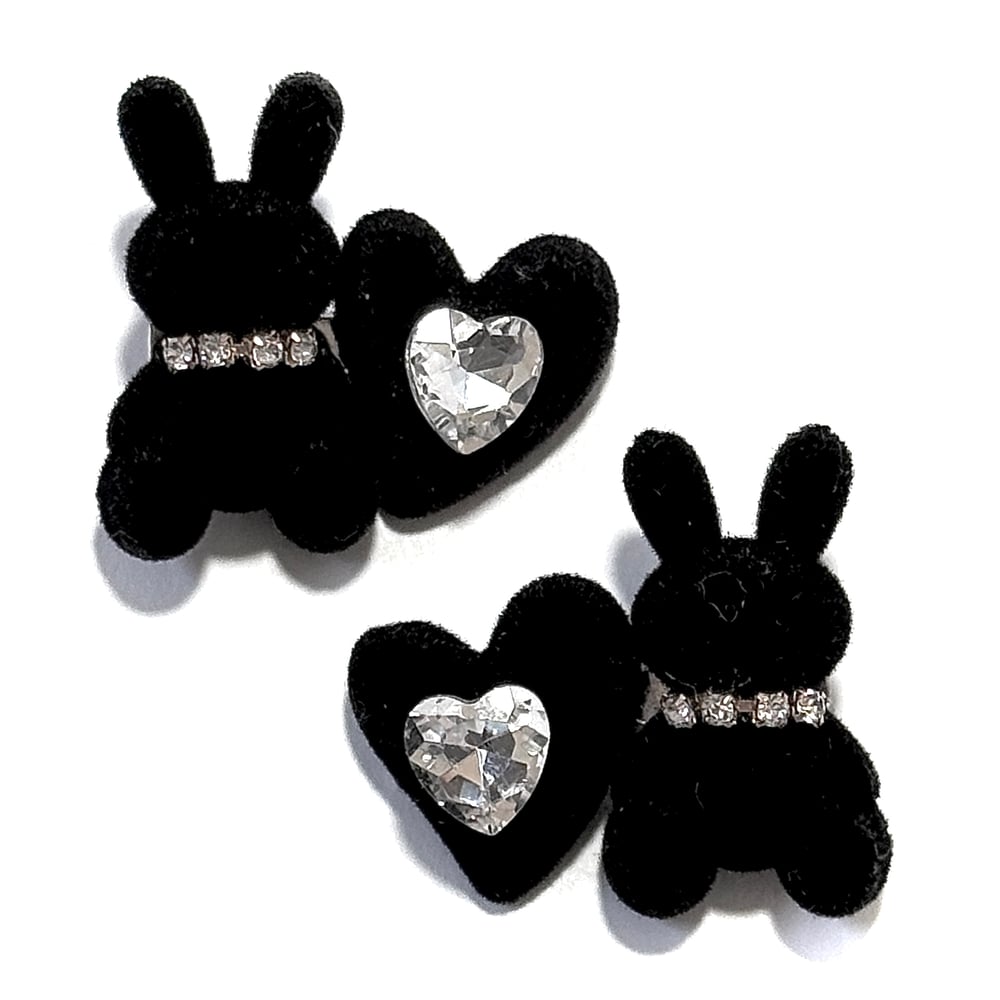 Image of Crystal Bunny Clips