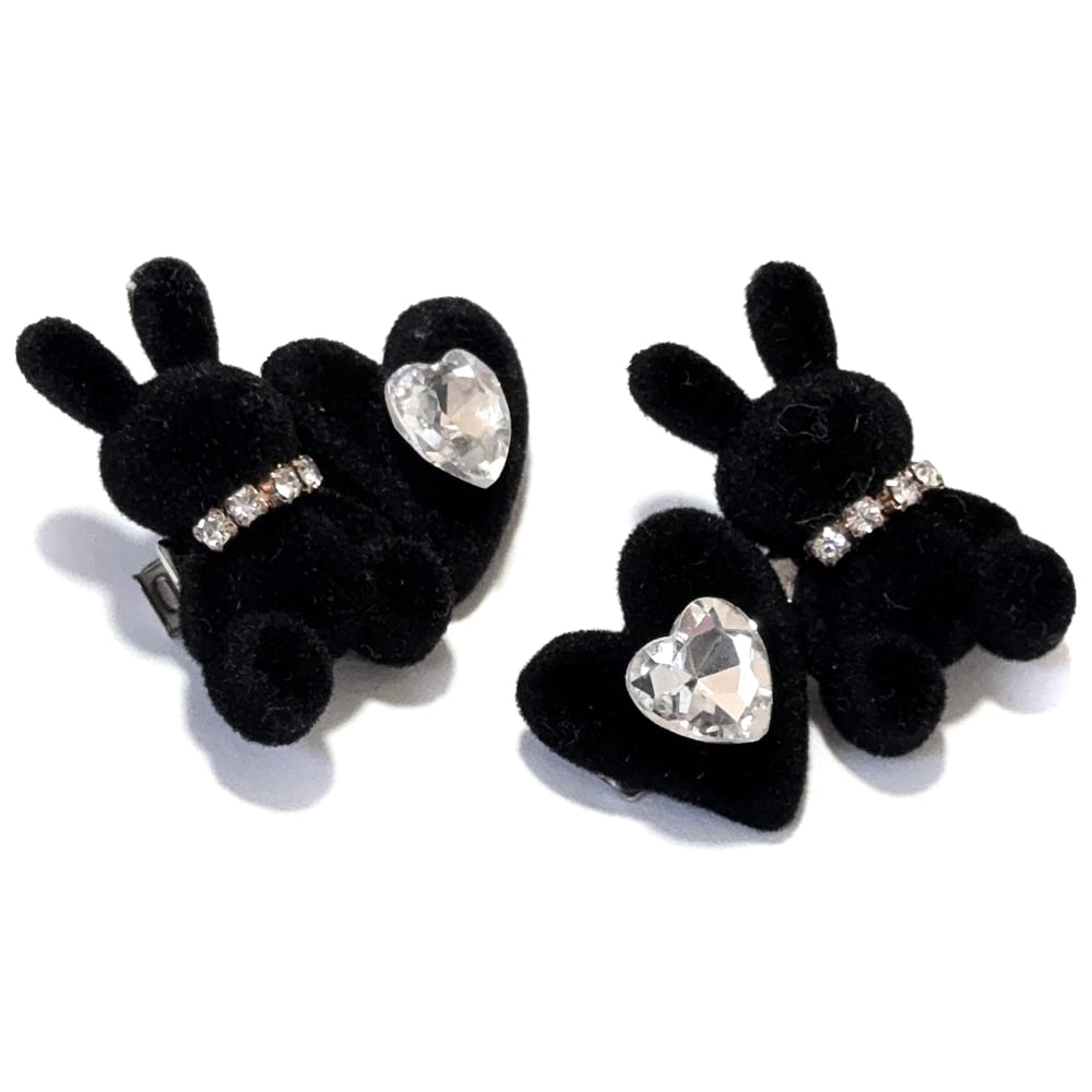 Image of Crystal Bunny Clips