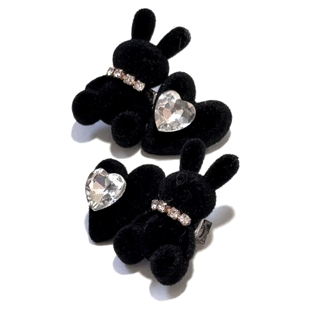 Image of Crystal Bunny Clips